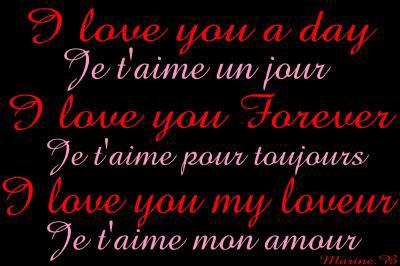 jéme bien les poémes (lol )a toute et a tous les amoureux !! one love